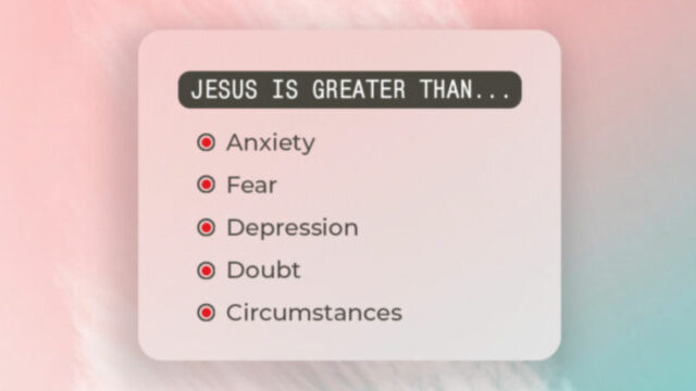 Jesus Is Greater Than