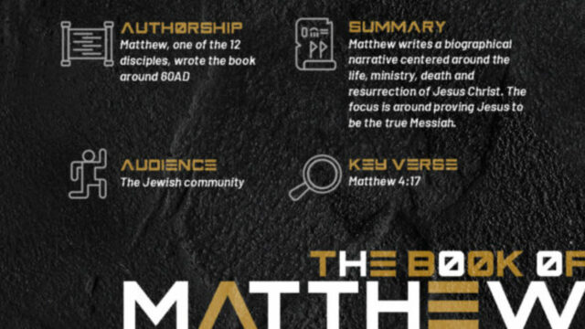 About The Book – Matthew