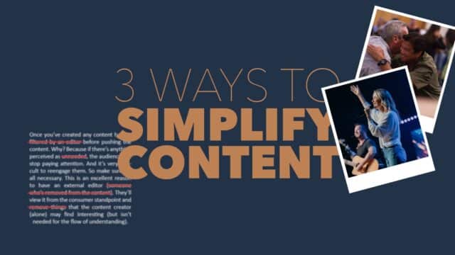 3 Ways to Simplify Content on Social Media