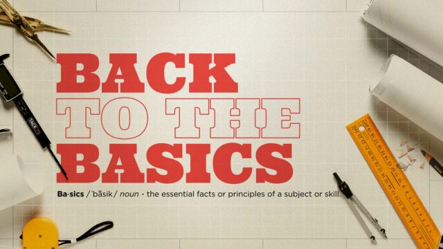 Back To The Basics: Sermon Bumper