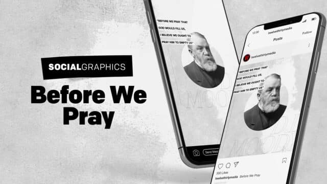 Before We Pray