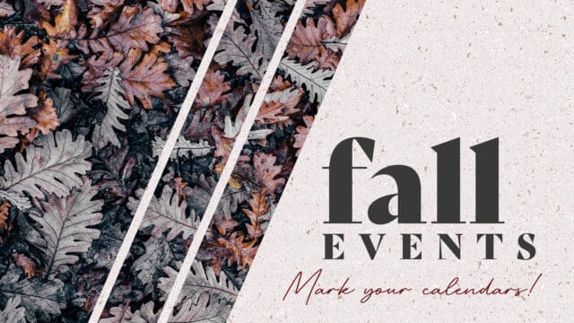 Fall Events