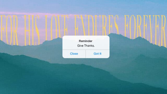 Give Thanks