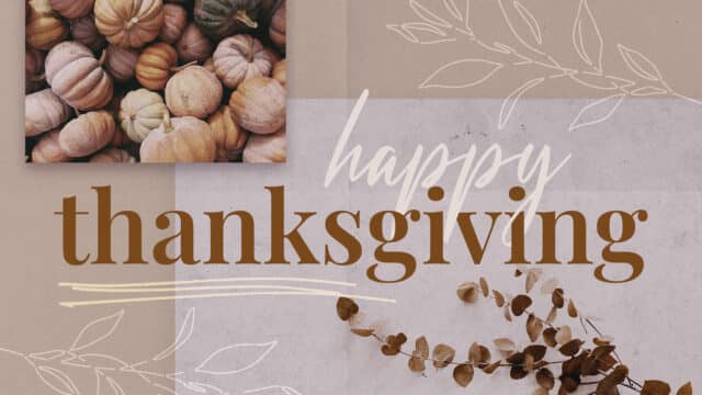 Happy Thanksgiving