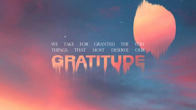 Gratitude