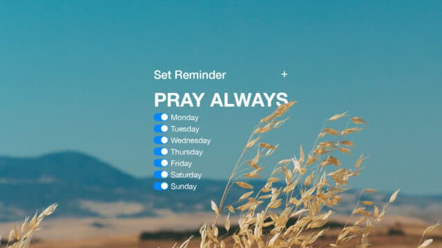 Pray Always
