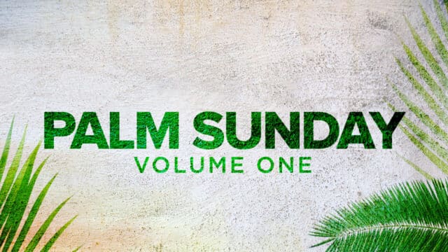 Palm Sunday: Volume One