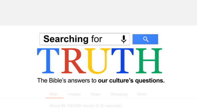 Searching For Truth: Sermon Bumper