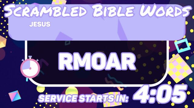 Scrambled Bible Words