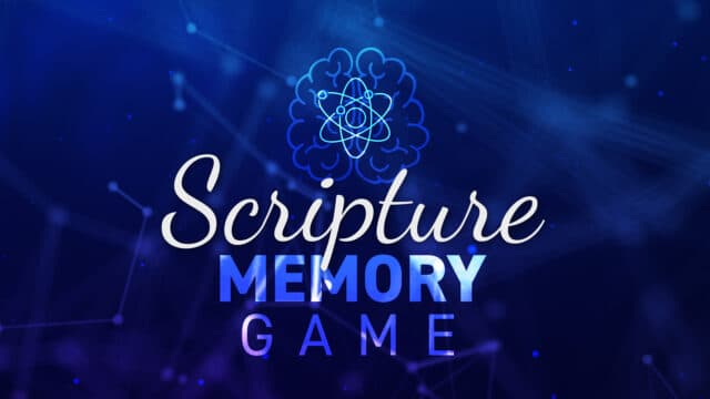 Scripture Memory Game