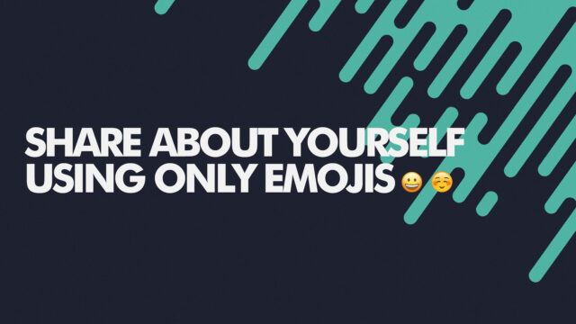 Share Only Using Emojis