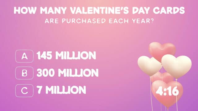 Valentine’s Day Trivia 1