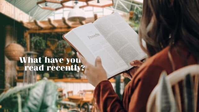 What Have You Read Recently?