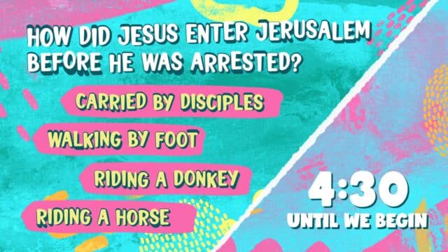 Easter Bible Quiz